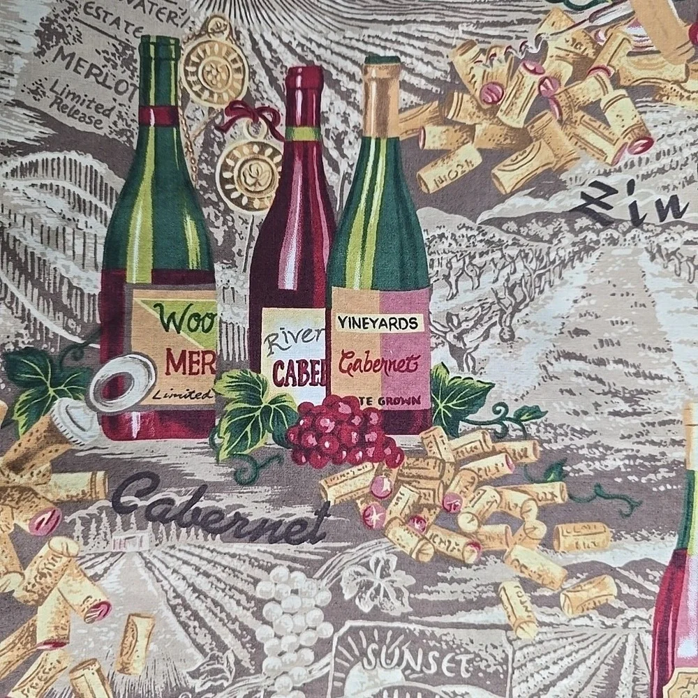 Reyn‎ Spooner Mens Hawaiian Shirt XL Winery Wine Bottles Vineyard Hawaiian Camp